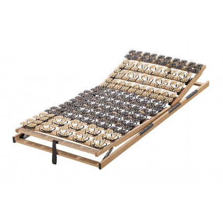 DUÉRMETE ONLINE Pack Letto Completo: Rete A Doghe Rinforzate + Materasso Viscoelastico Bio Max | 90x190 Con Gambe 35cm | Prodotto In Spagna - 2